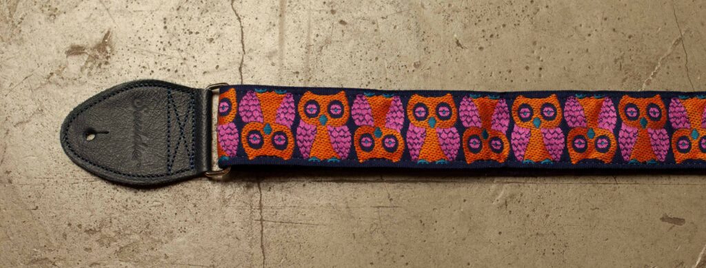 Souldier Strap Owls Orange/Pink on Navy