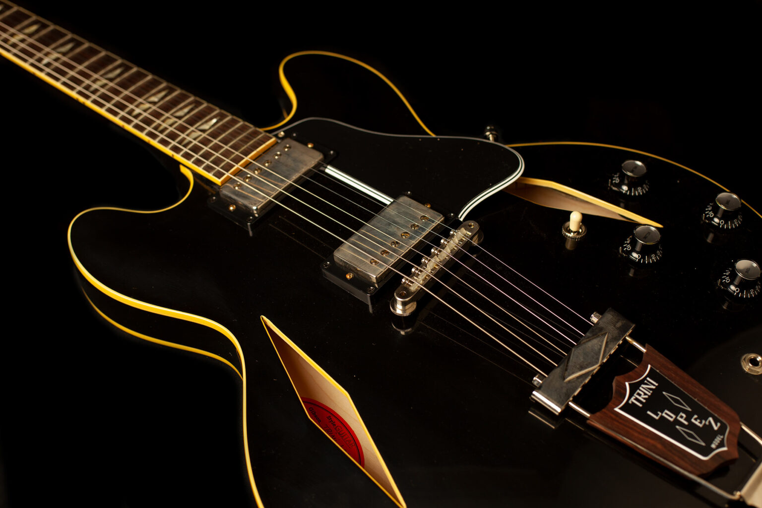 Gibson ES-335 1964 VOS Trini Lopez Sixties Ebony – Bild 6