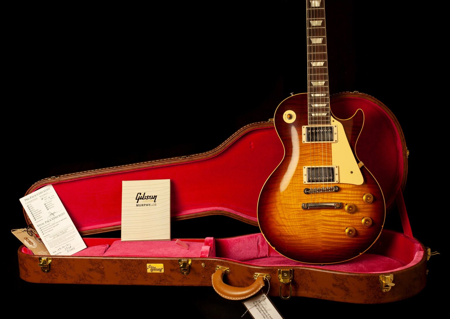 Gibson Les Paul Standard 1959 Cherry Teaburst Light Aged Murphy Lab "Hailey" – Bild 9