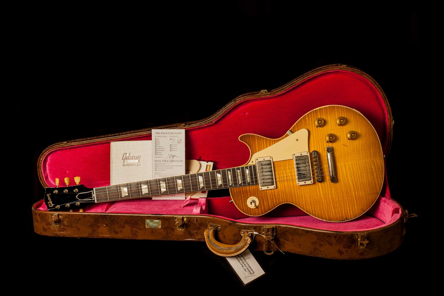 Gibson Les Paul Standard 1959 Lemon Burst Ultra Heavy Aged Murphy Lab – Bild 13