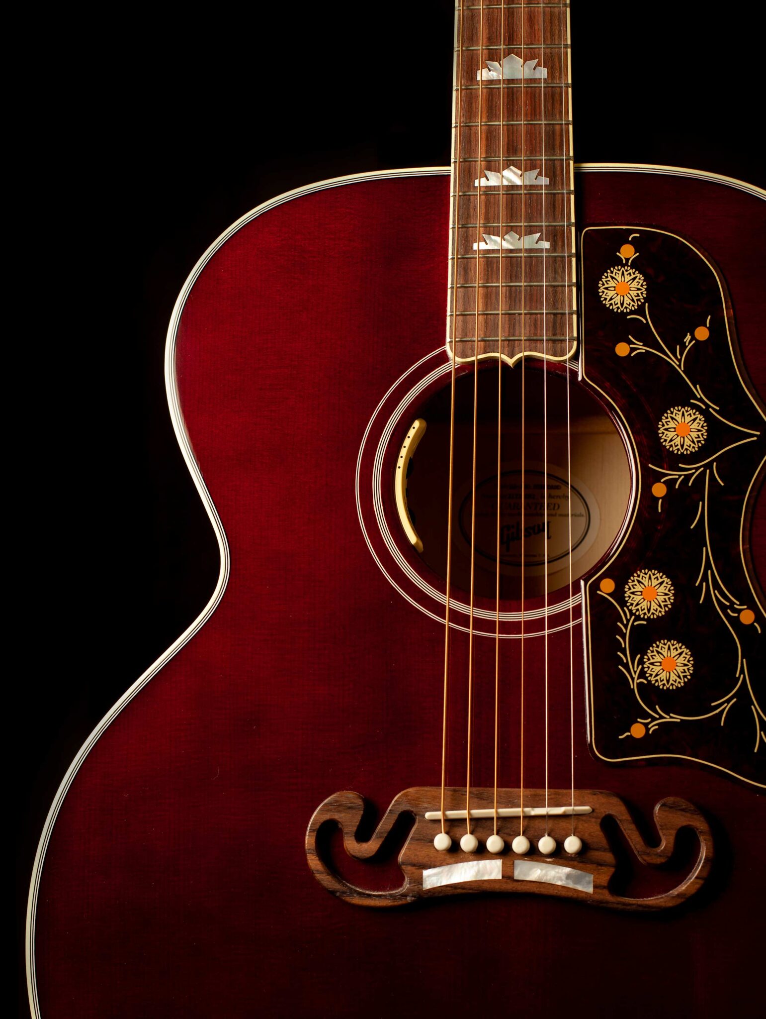 Gibson SJ-200 Standard Wine Red - Image 7