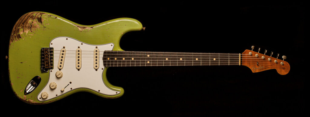 Fender Stratocaster '63 Faded Sweet Pea Green Heavy Relic