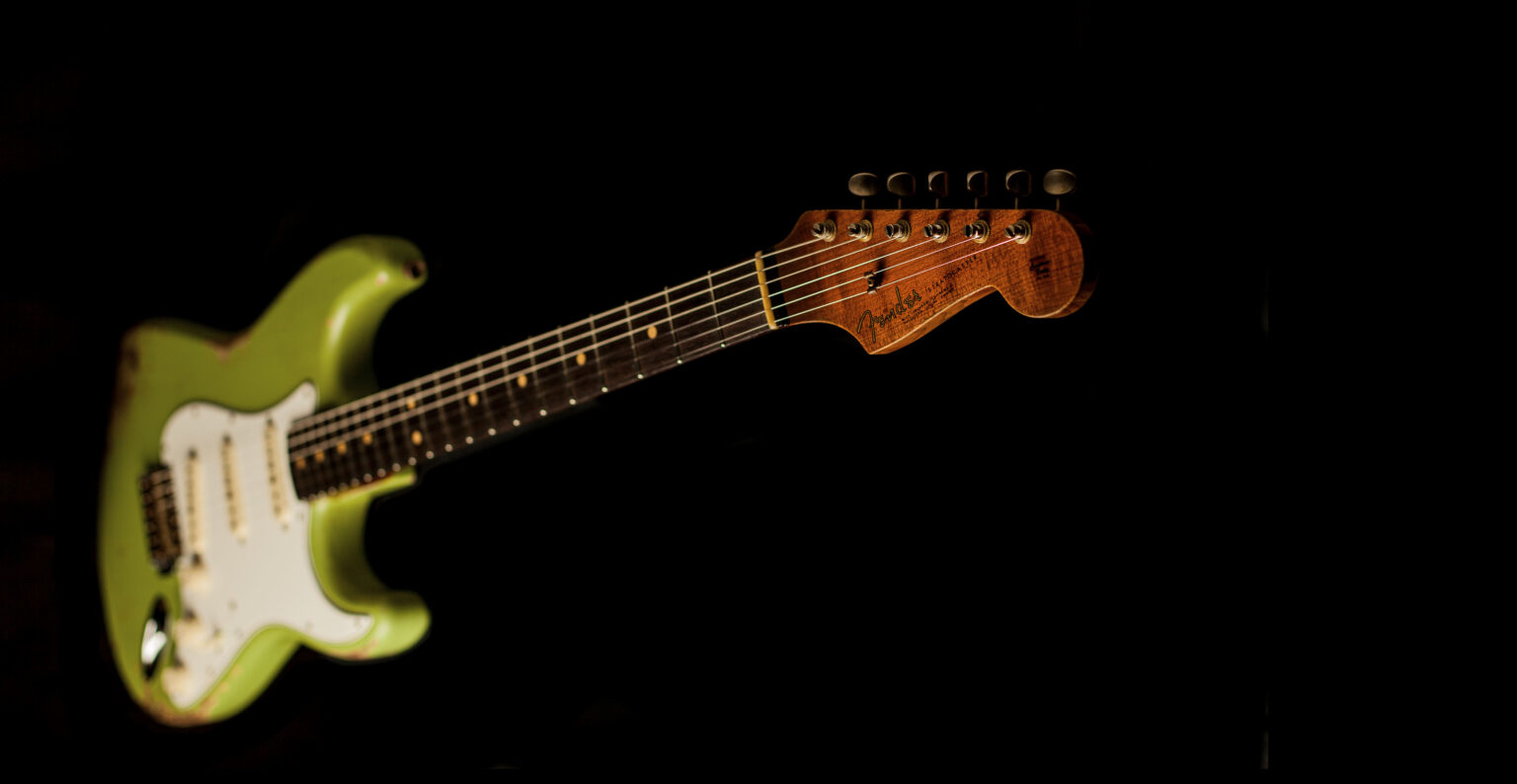 Fender Stratocaster '63 Faded Sweet Pea Green Heavy Relic – Bild 7