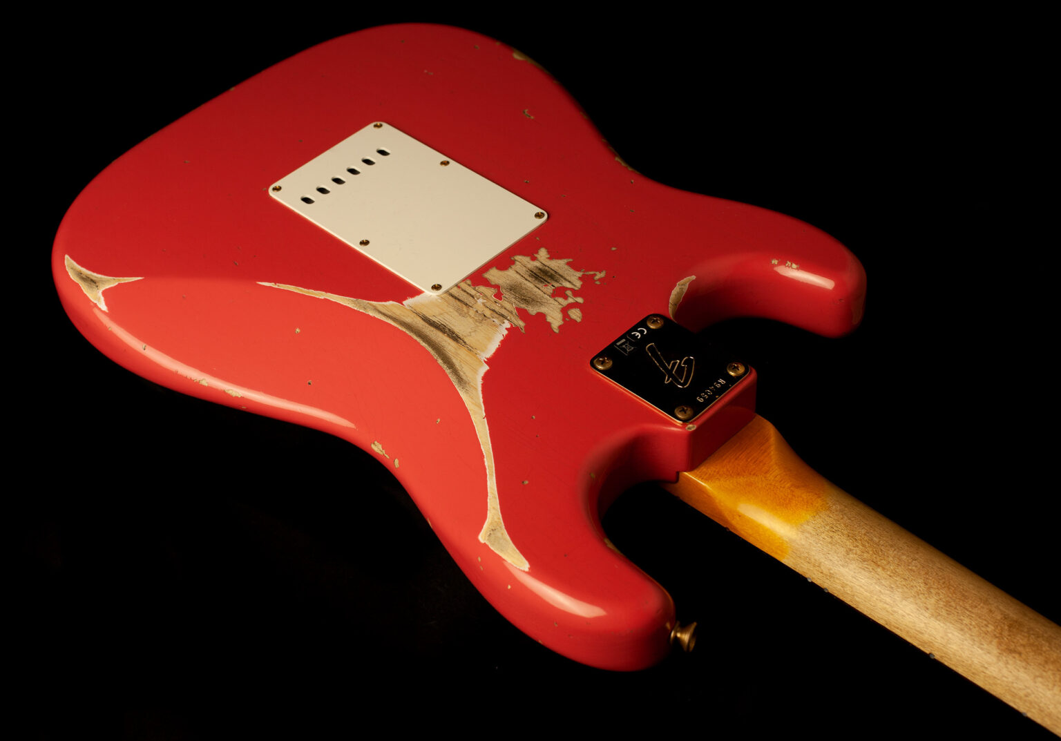 Fender Stratocaster '66 Faded Fiesta Red Heavy Relic – Bild 8