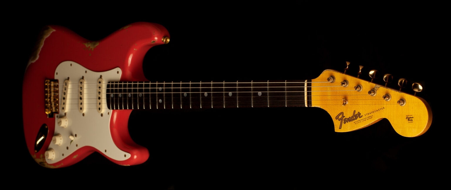 Fender Stratocaster '66 Faded Fiesta Red Heavy Relic – Bild 9