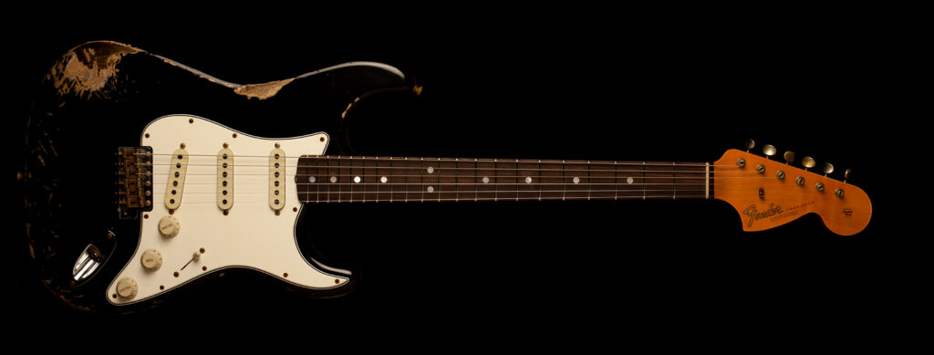 Fender Stratocaster '66 Faded Black Heavy Relic