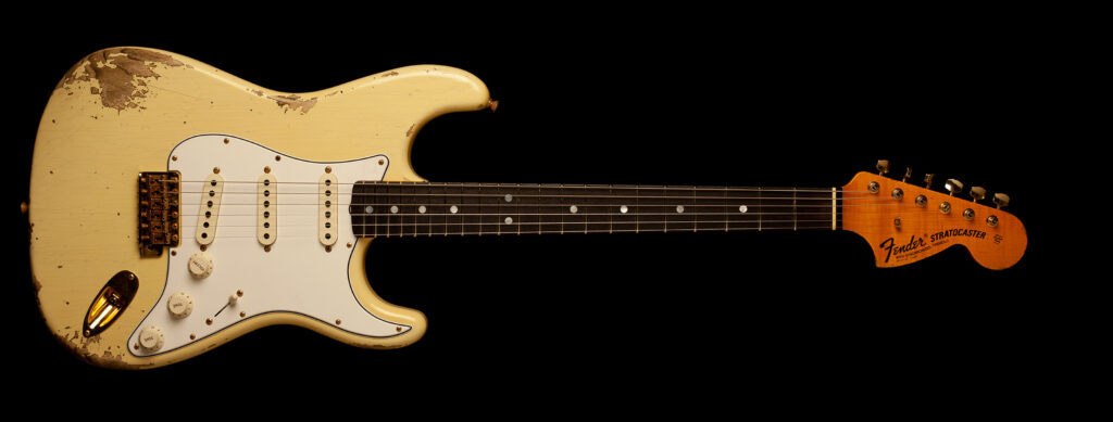Fender Stratocaster '69 Aged Vintage White Heavy Relic