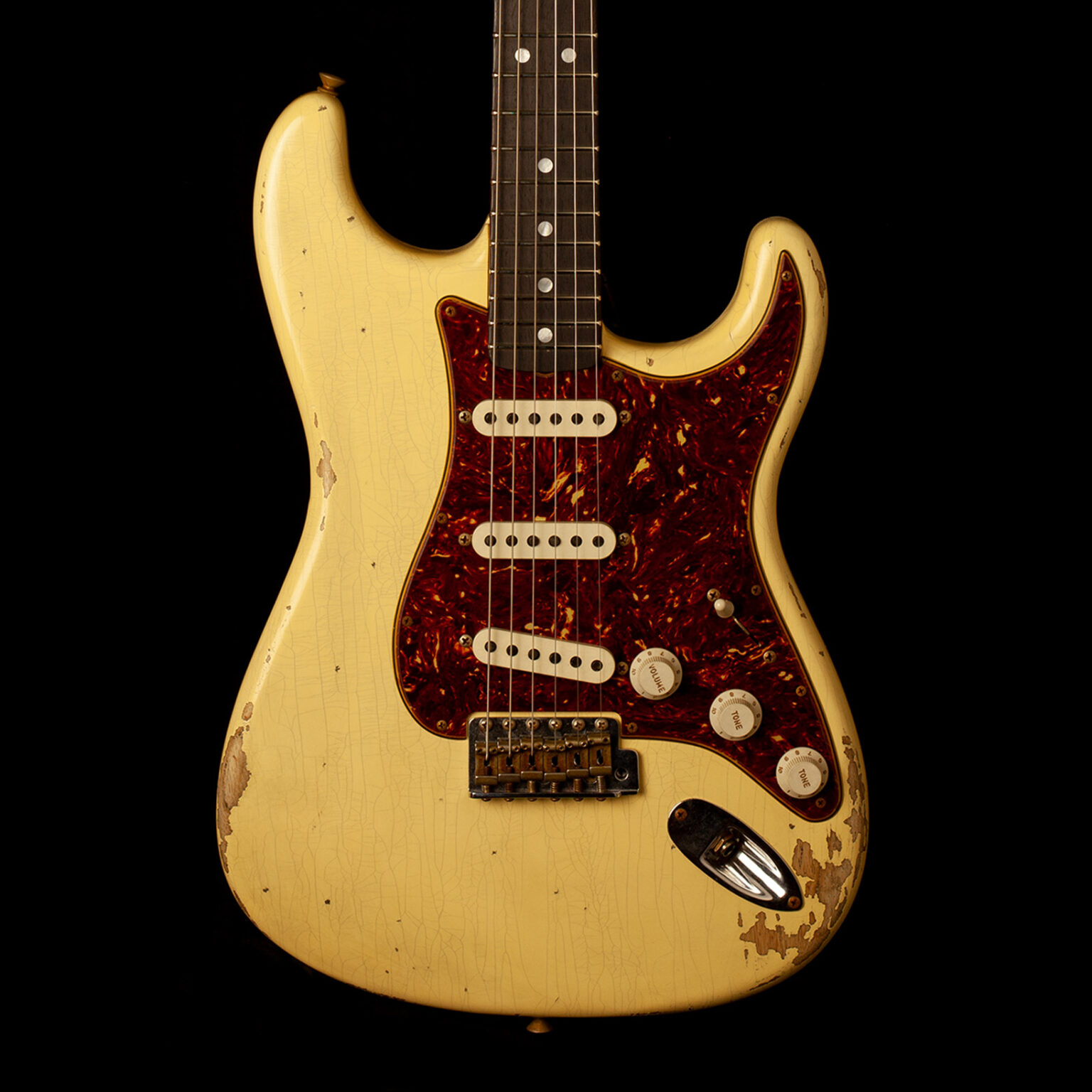 Fender Stratocaster '69 Aged Vintage White Heavy Relic – Bild 2