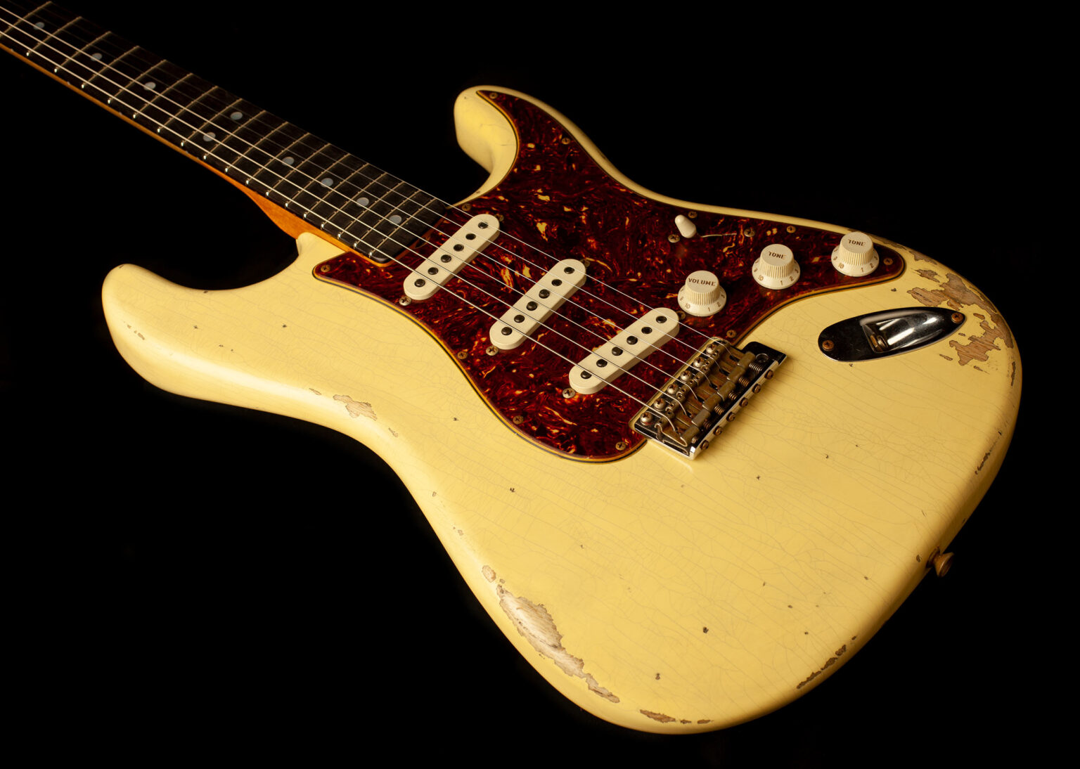 Fender Stratocaster '69 Aged Vintage White Heavy Relic – Bild 5