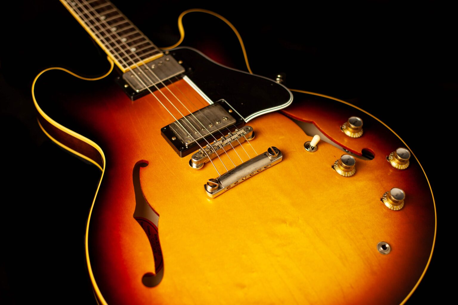 Gibson ES-335 1961 Reissue VOS Vintage Burst - Image 6