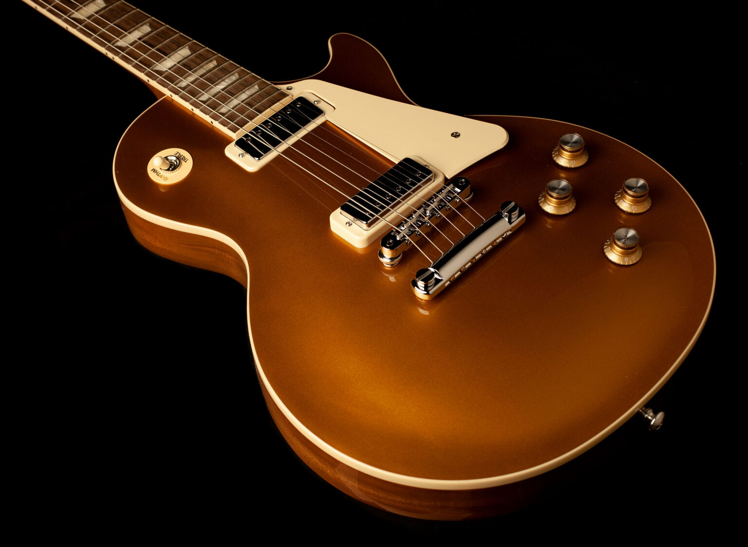 Gibson Les Paul Deluxe 70's Goldtop - Image 6