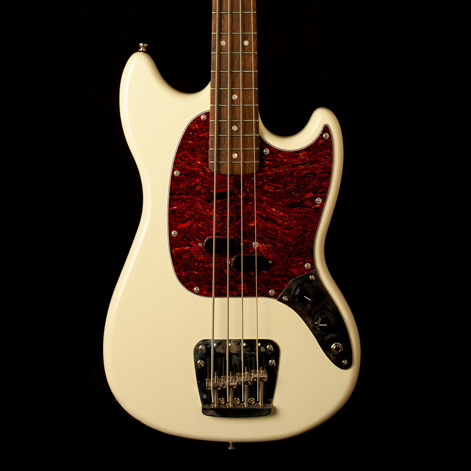 Squier Mustang Bass Classic Vibe 60's Olympic White - Image 2