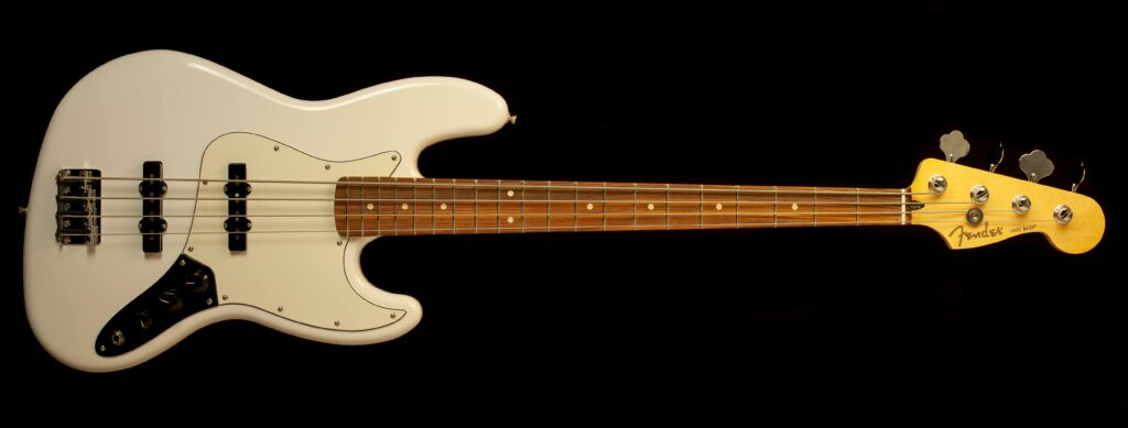 Fender Jazz Bass Player PF Polar White
