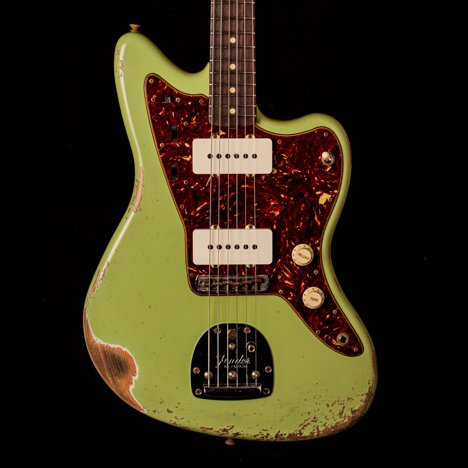Fender Jazzmaster '62 Faded Aged Sweet Pea Green – Bild 2