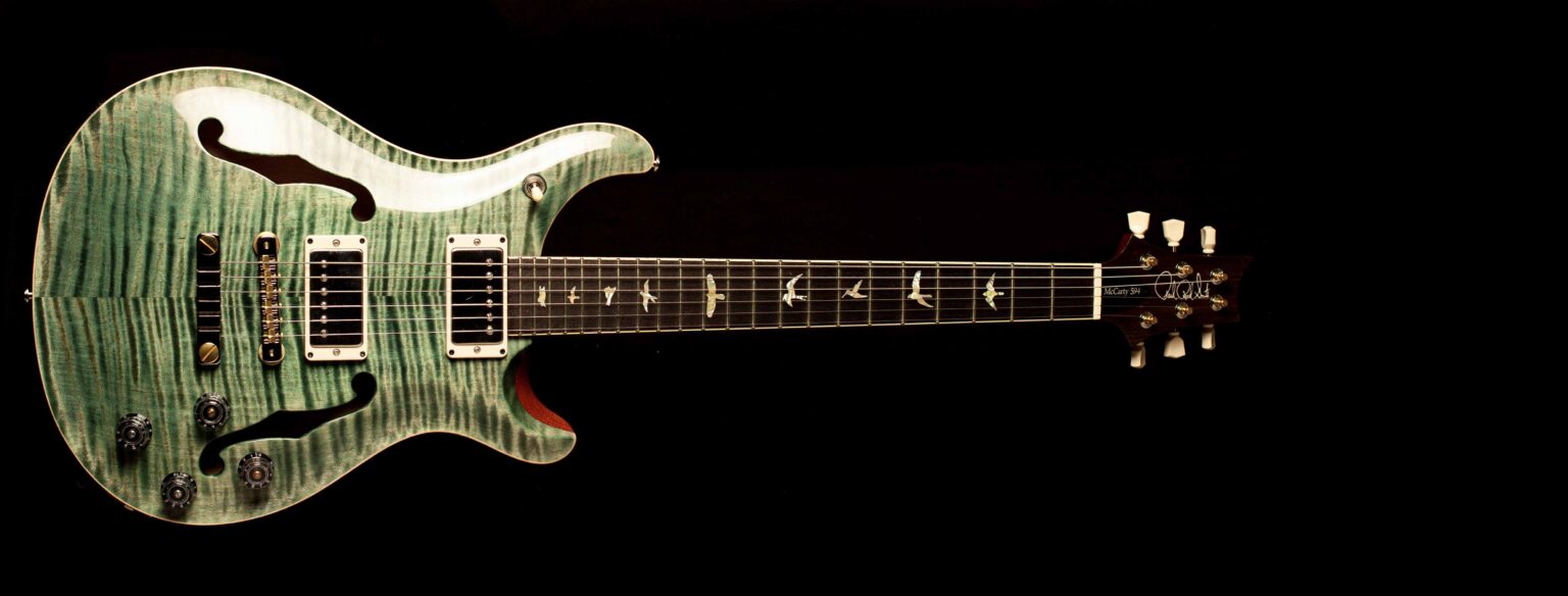 PRS McCarty 594 Hollowbody II Trampas Green