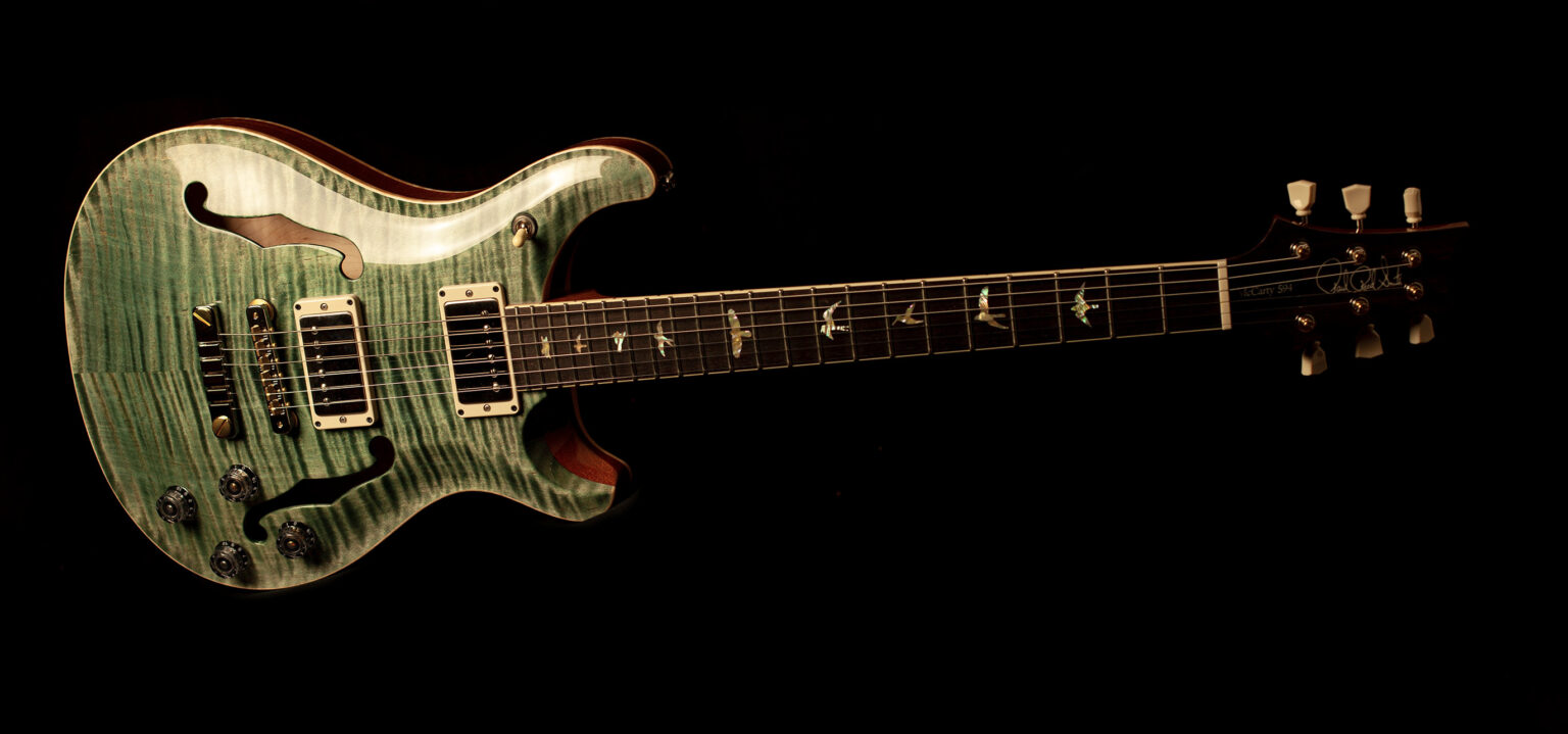 PRS McCarty 594 Hollowbody II Trampas Green – Bild 7