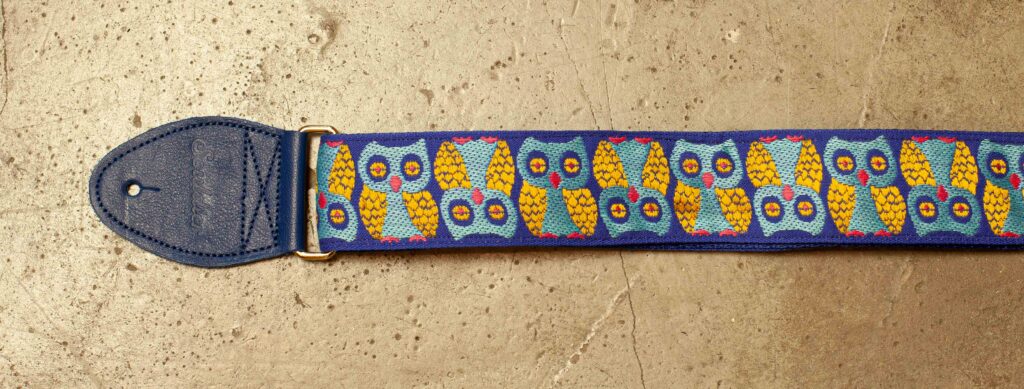 Souldier Strap Owls Light Blue/Gold on Navy