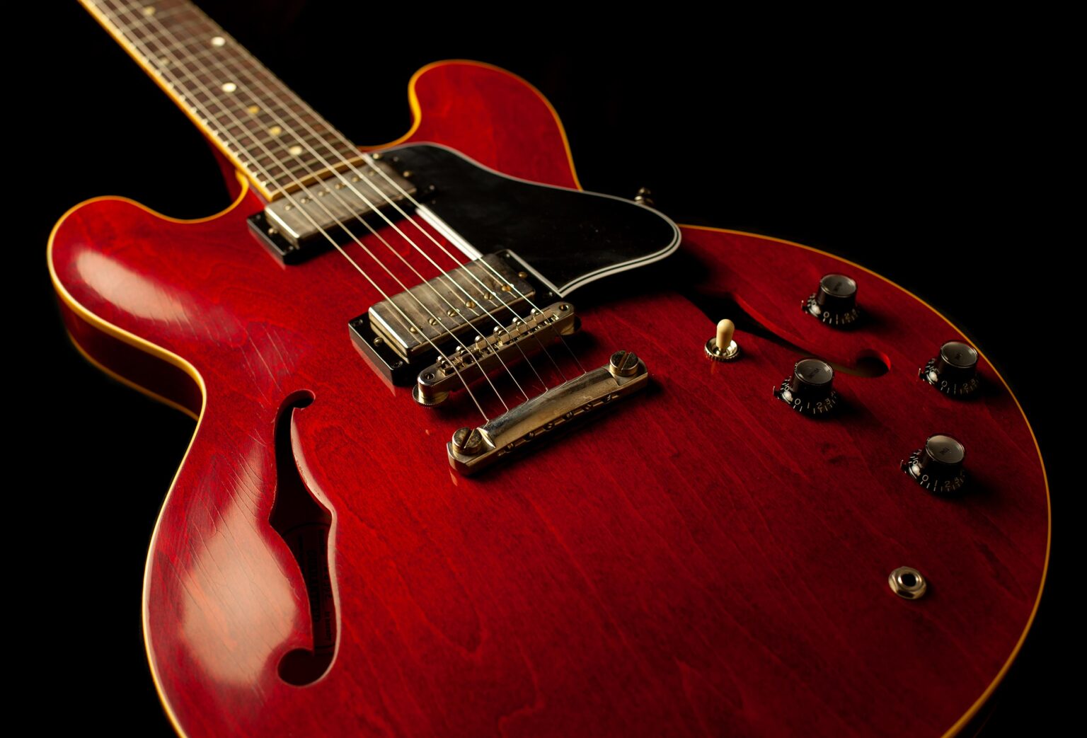 Gibson ES-335 1961 Reissue Sixties Cherry Ultra Light Aged Murphy Lab – Bild 6