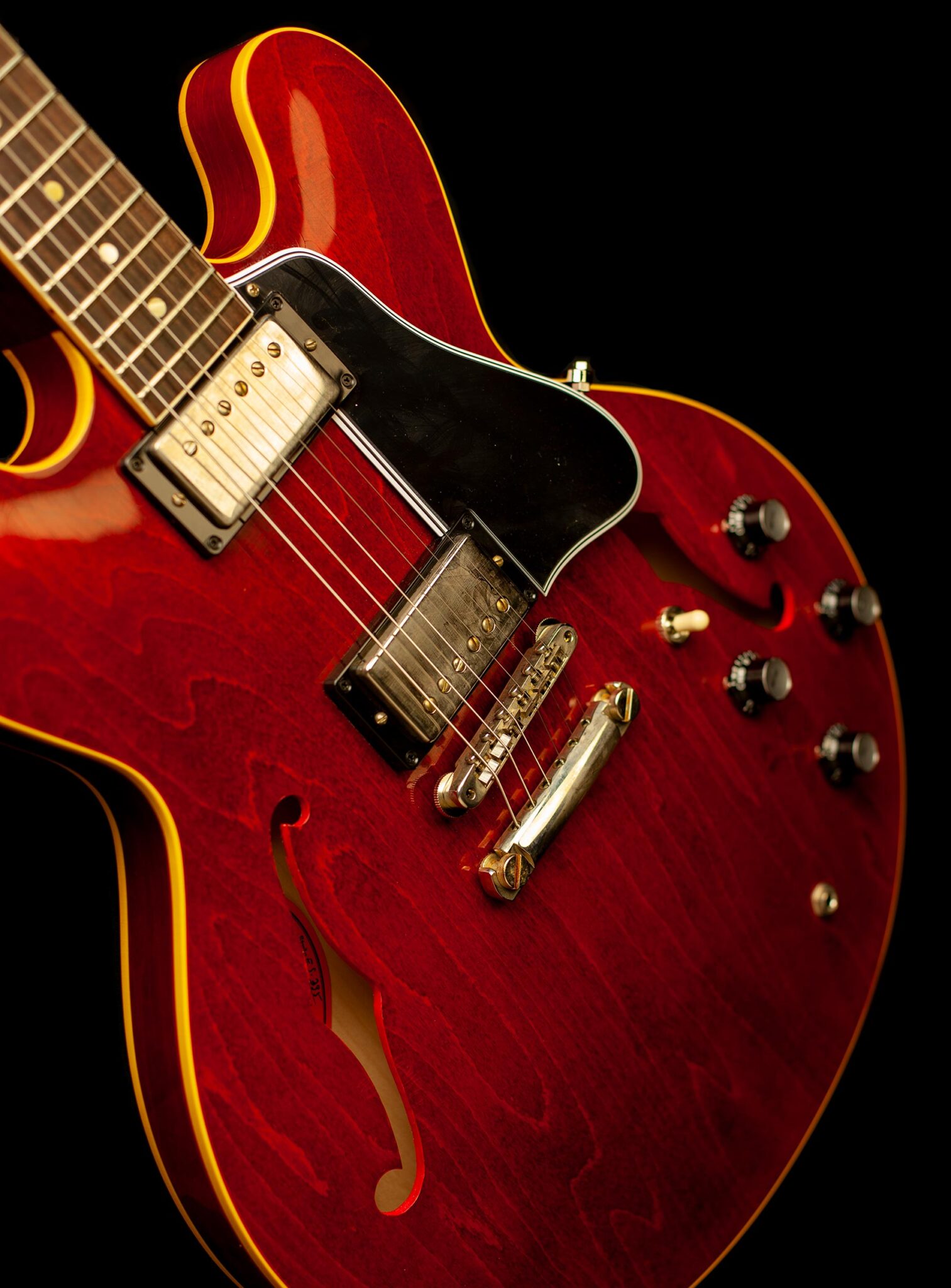 Gibson ES-335 1961 Reissue Sixties Cherry Ultra Light Aged Murphy Lab – Bild 5