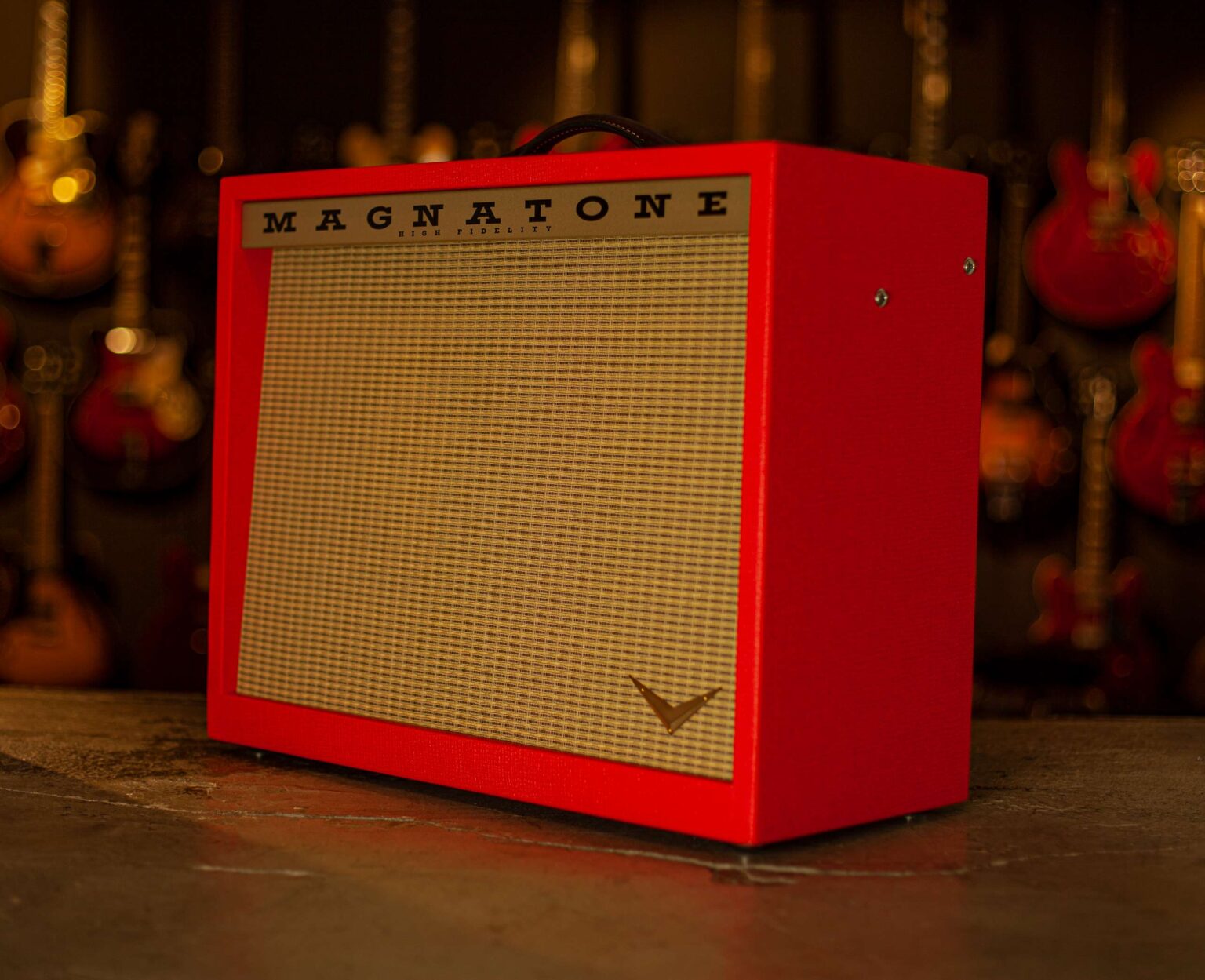 Magnatone Varsity Reverb Combo HiWatt Red – Bild 2
