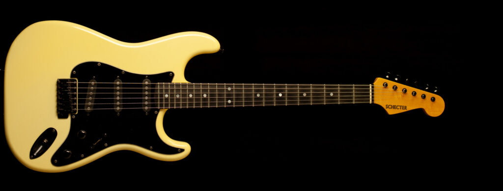 Schecter ST Vintage White late 80's