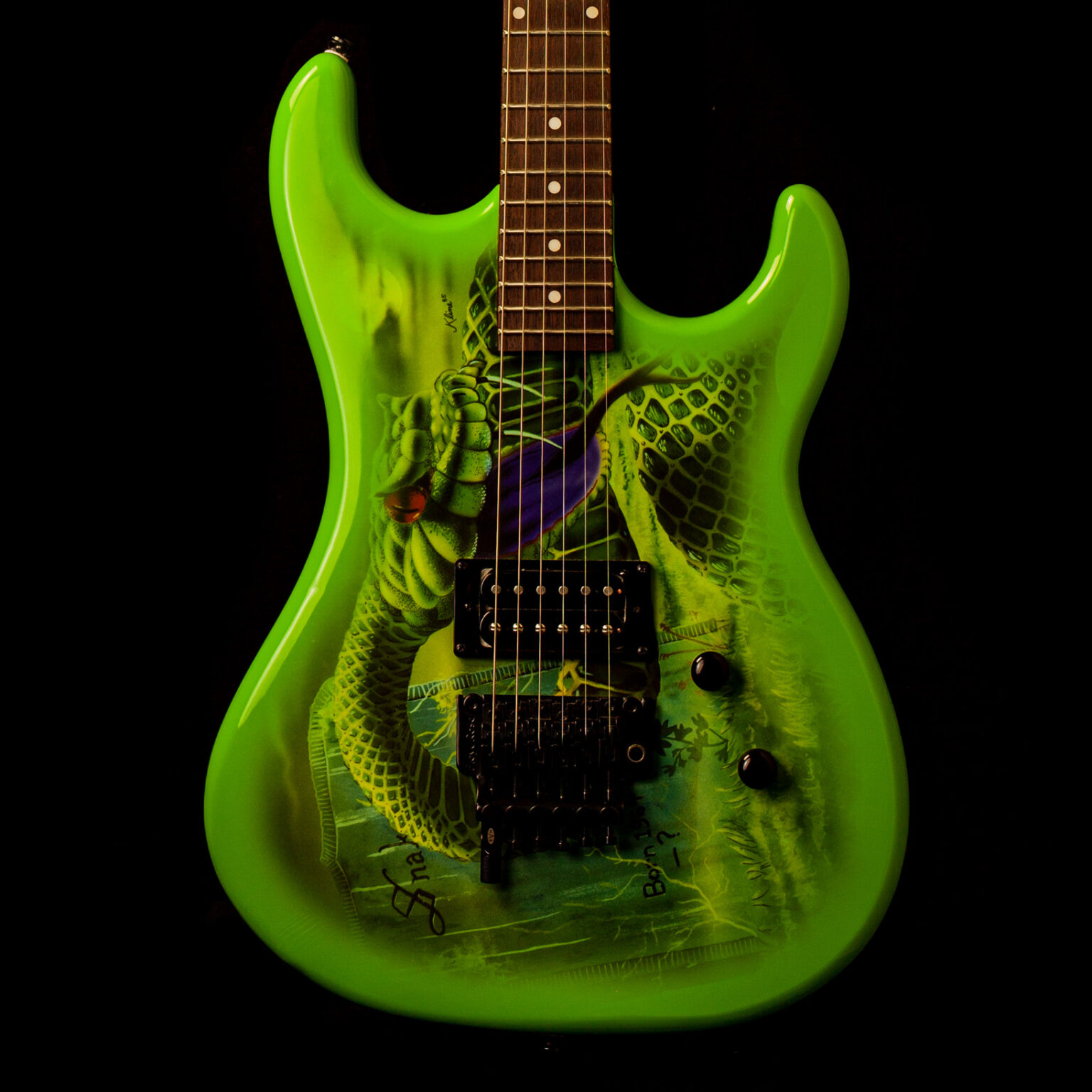 Kramer Baretta "Snake Sabo" Snake Green Gloss Pre-Owned – Bild 2