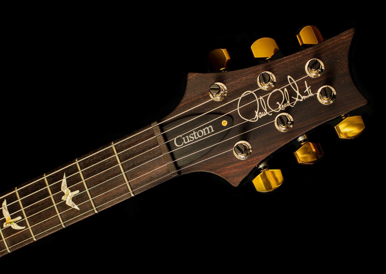 PRS Custom 24 10 Top Black Gold Burst – Bild 4