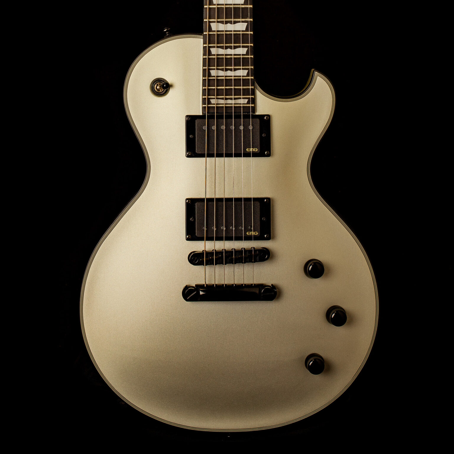 Schecter Solo-II Platinum Satin Silver – Bild 2