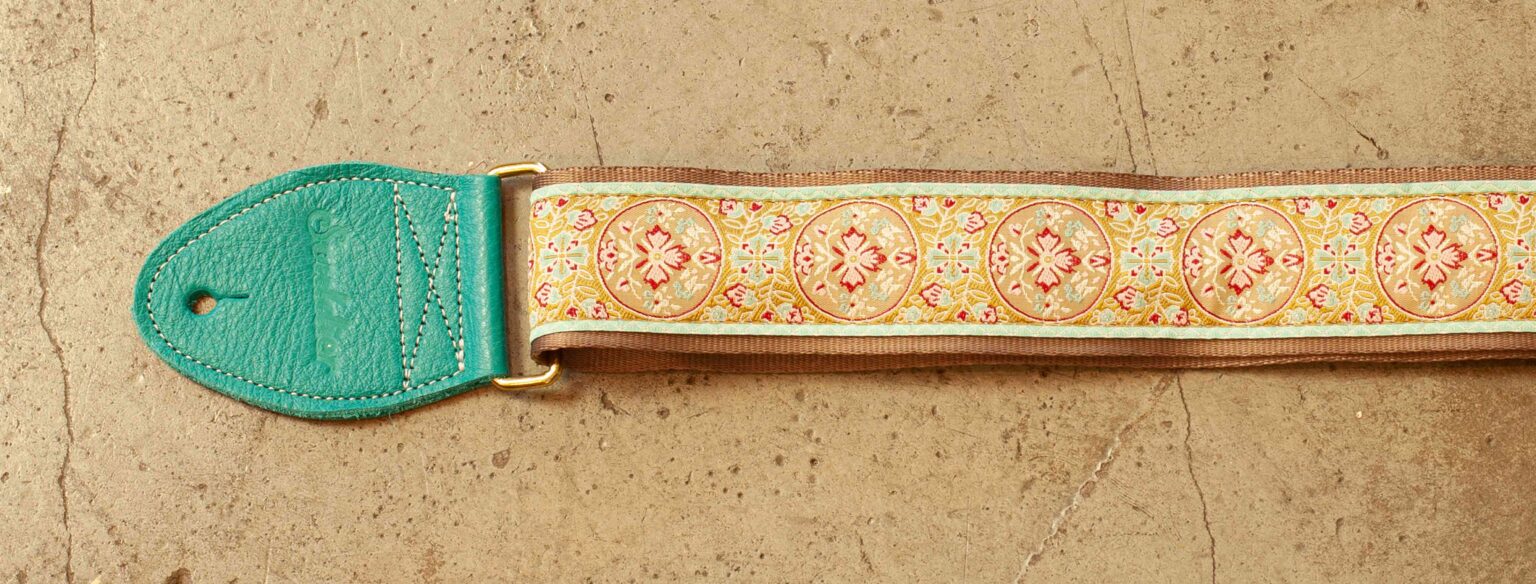 Souldier Strap Medallion Teal Gold
