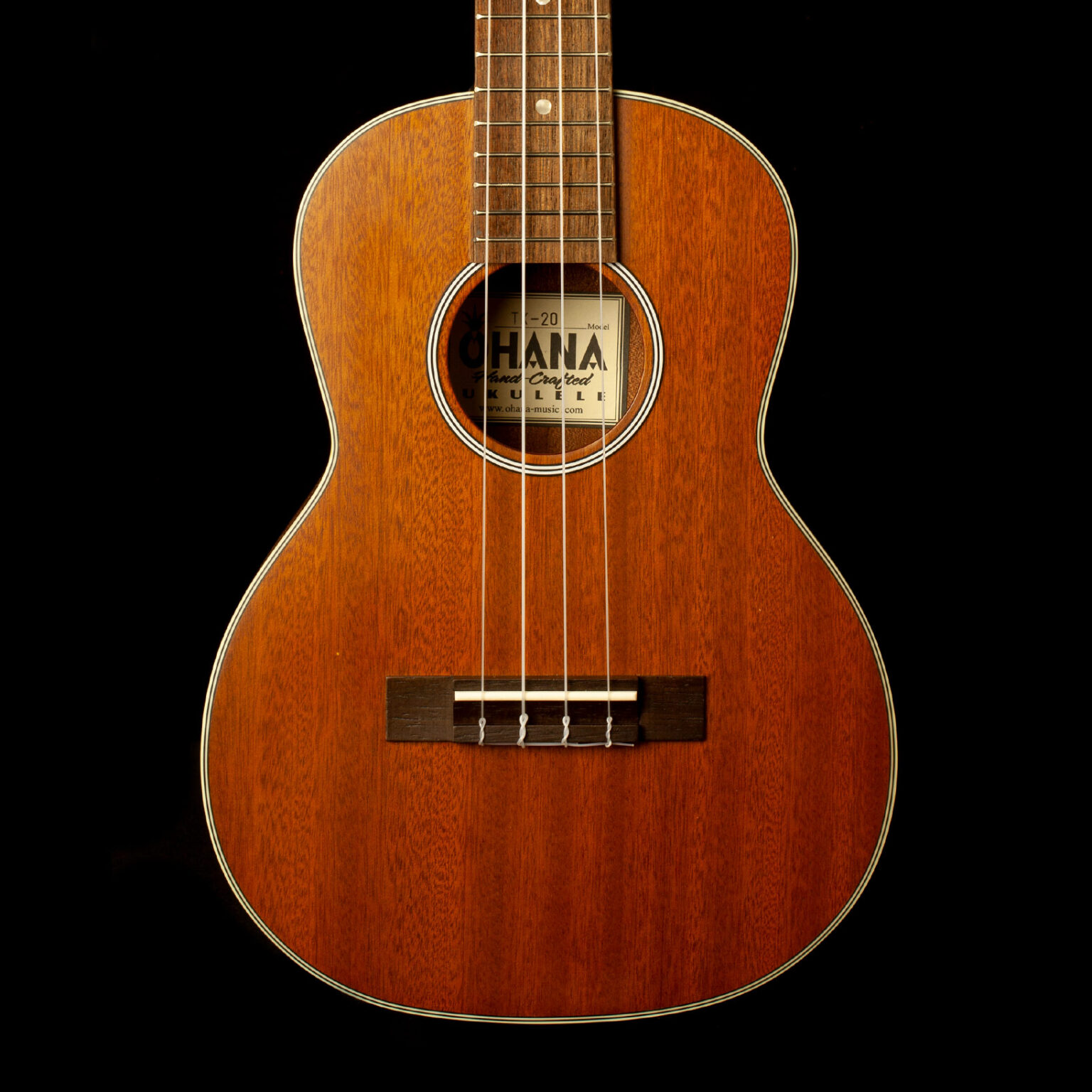 Ohana OHTK20 Tenor Solid Mahagoni Top - Image 2