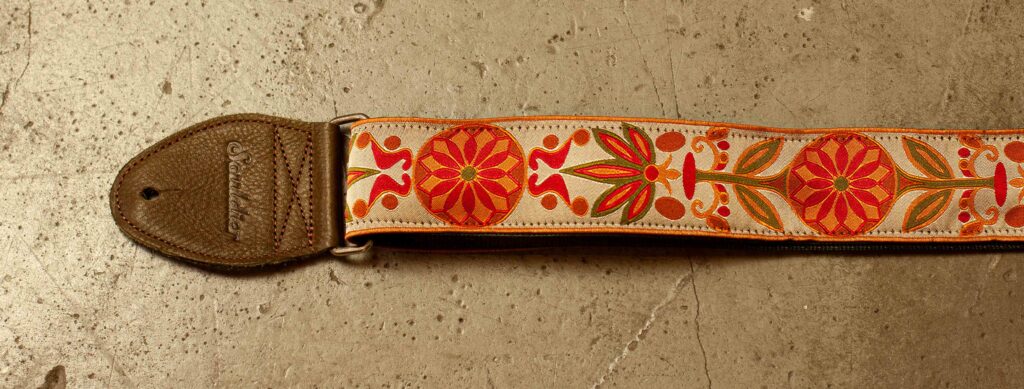 Souldier Strap Daisy Natural Maroon