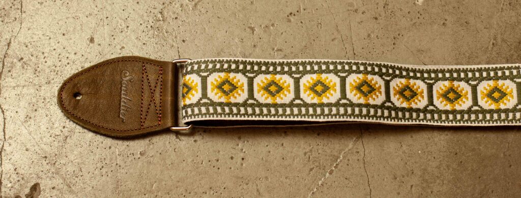 Souldier Strap Pillar Yellow/Olive on White