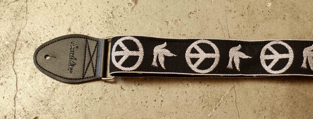 Souldier Strap Young Peace Dove Black Vegan