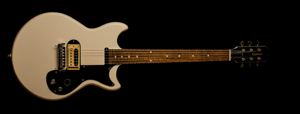 Epiphone Olympic Joan Jett Aged Classic White