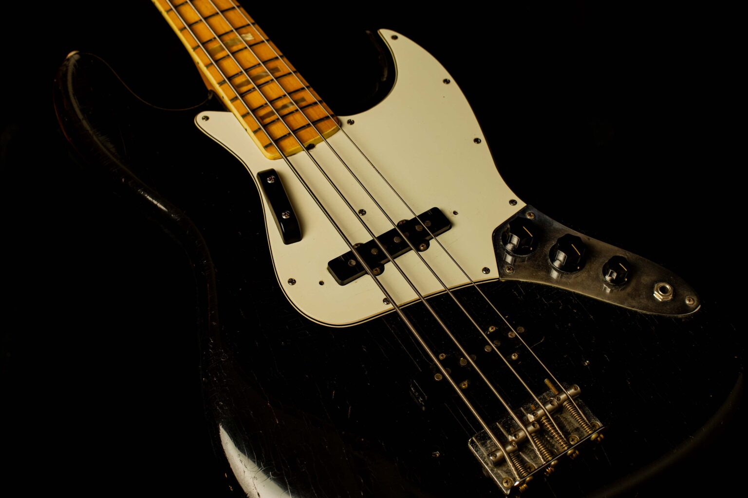 Fender Jazz Bass Black 1974 – Bild 6