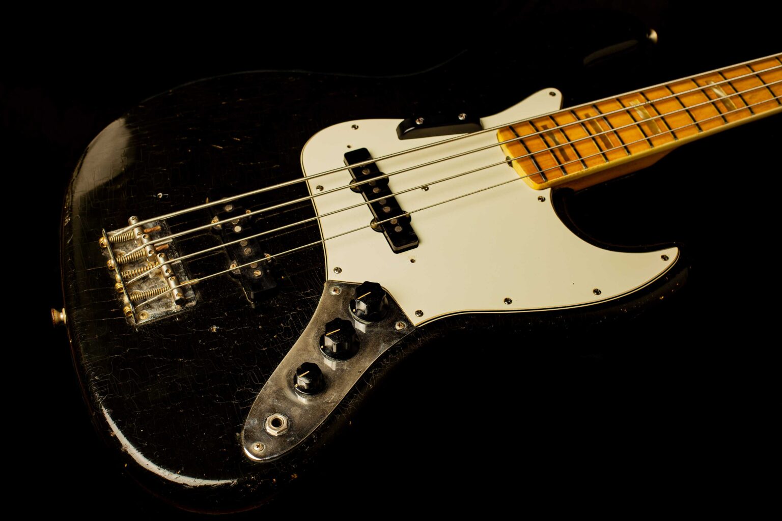 Fender Jazz Bass Black 1974 – Bild 3