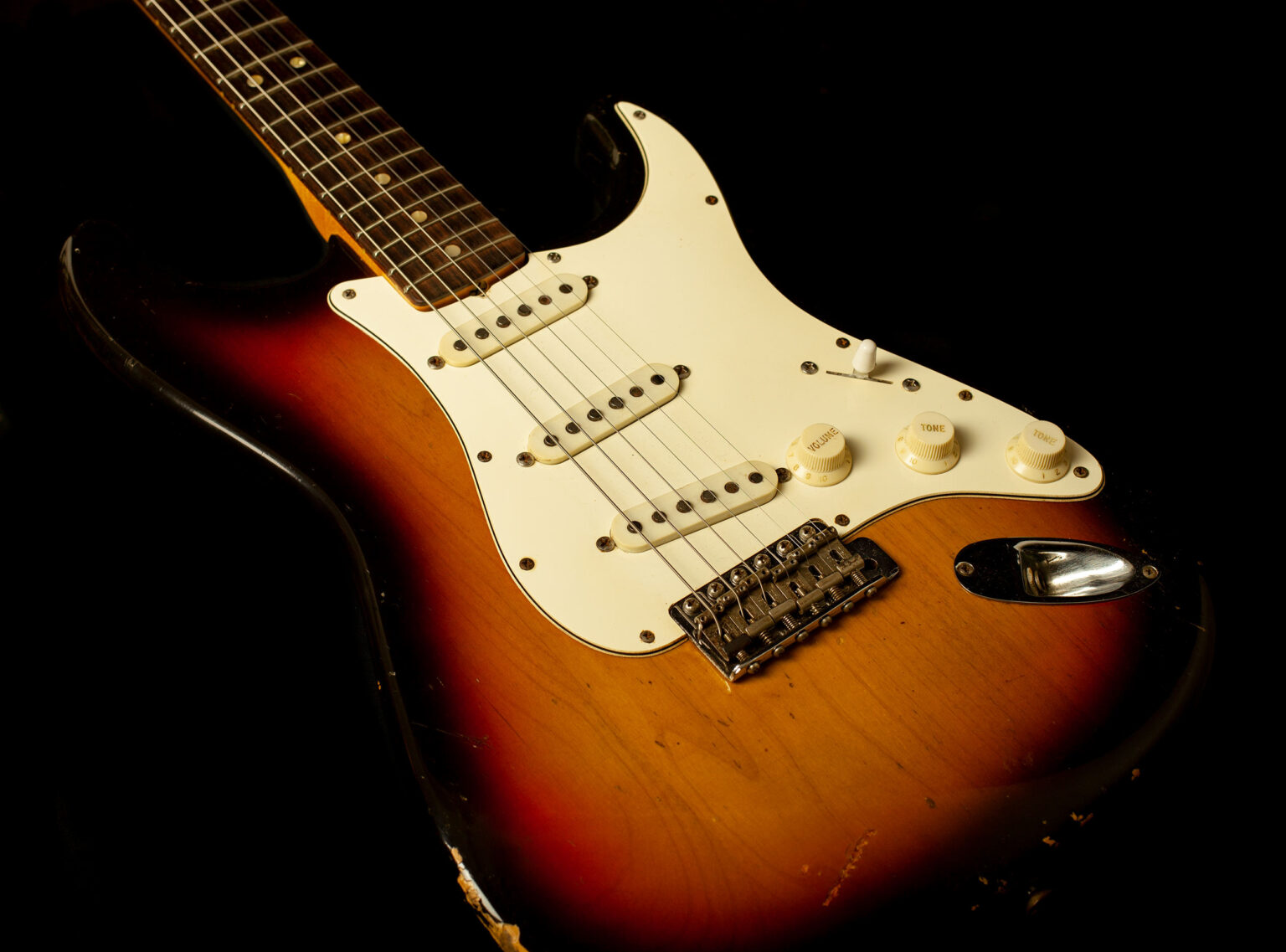 Fender Stratocaster 3-Tone Sunburst 1968 – Bild 5