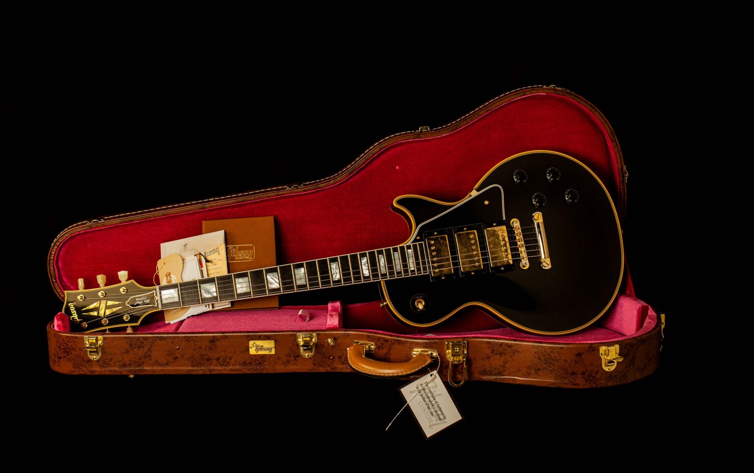 Gibson Les Paul Custom 1957 3-Pickup Ebony - Image 8