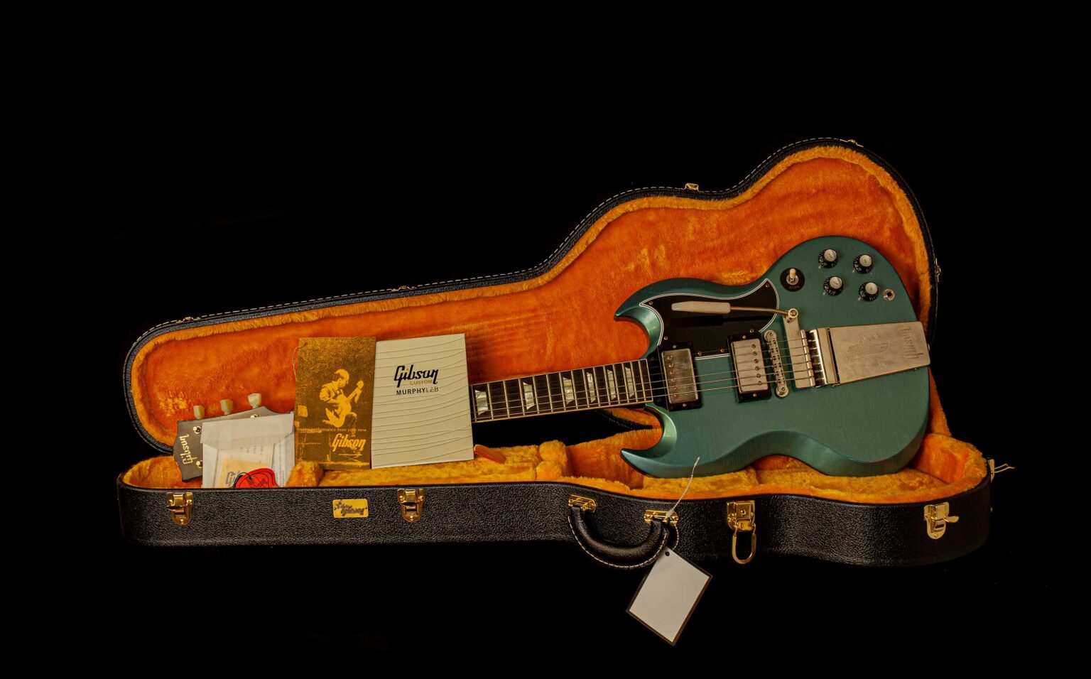 Gibson SG Standard 1964 Maestro Vibrola Antique Pelham Blue Murphy Lab Light Aged - Image 8