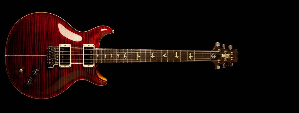 PRS Santana Retro 10 Top Custom Color Fire Red Wrap 2012