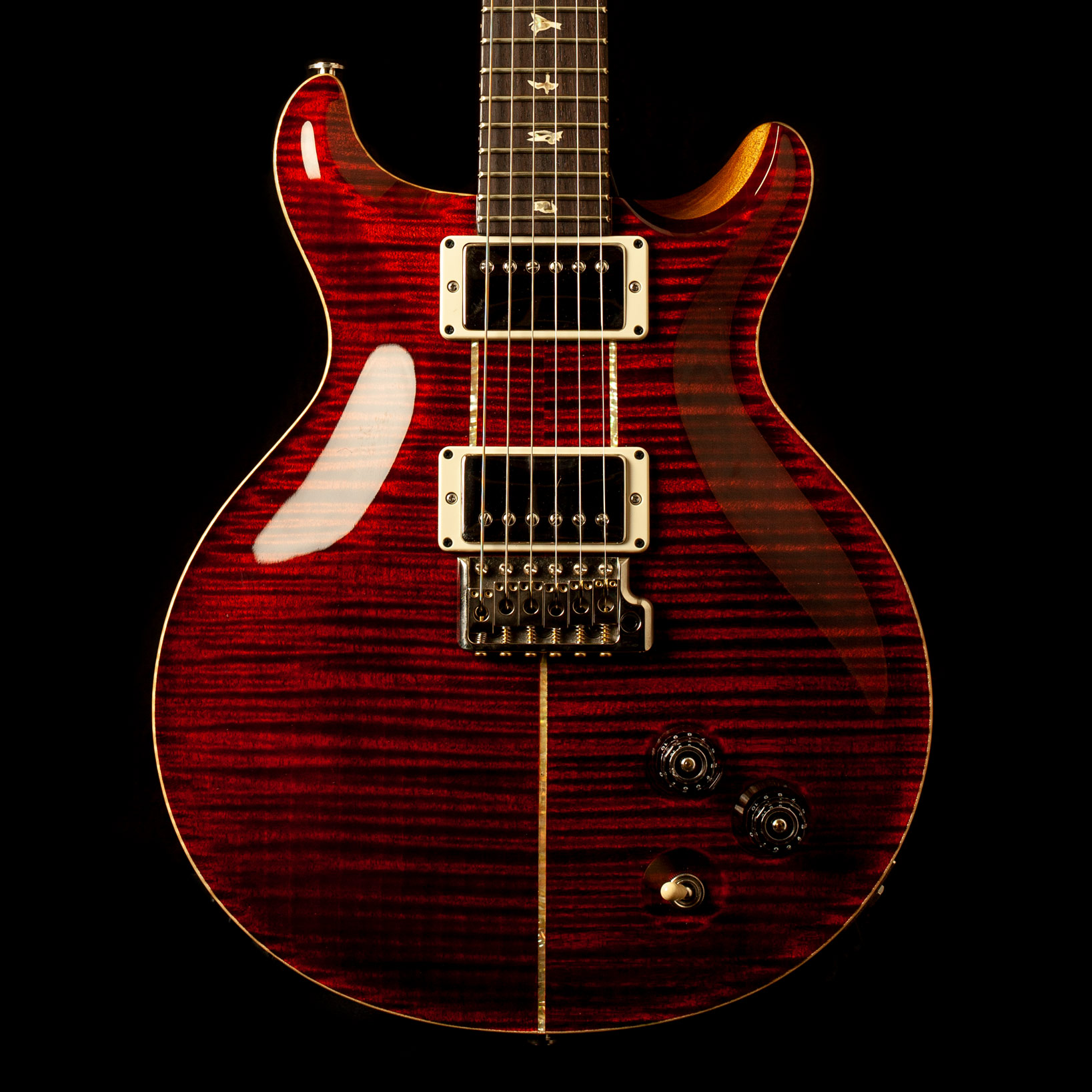 PRS Santana Retro 10 Top Custom Color Fire Red Wrap 2012 - Gitarren Total