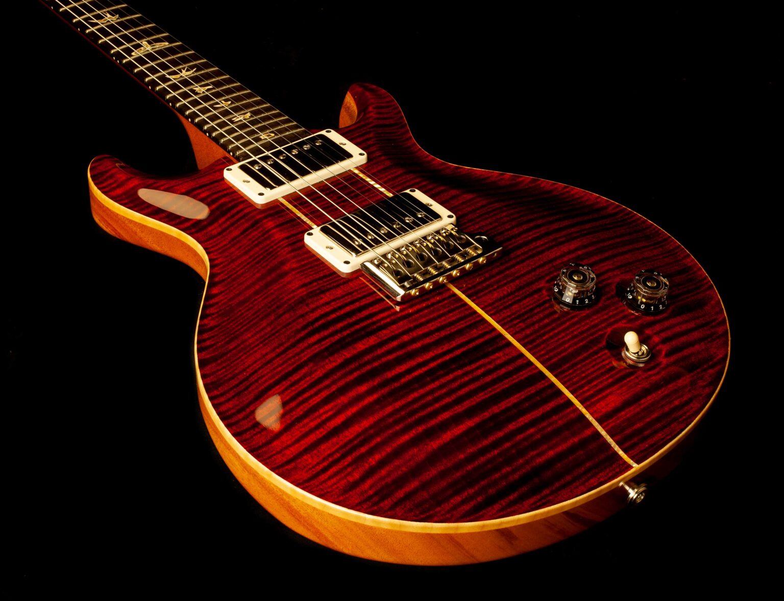 PRS Santana Retro 10 Top Custom Color Fire Red Wrap 2012 – Bild 9