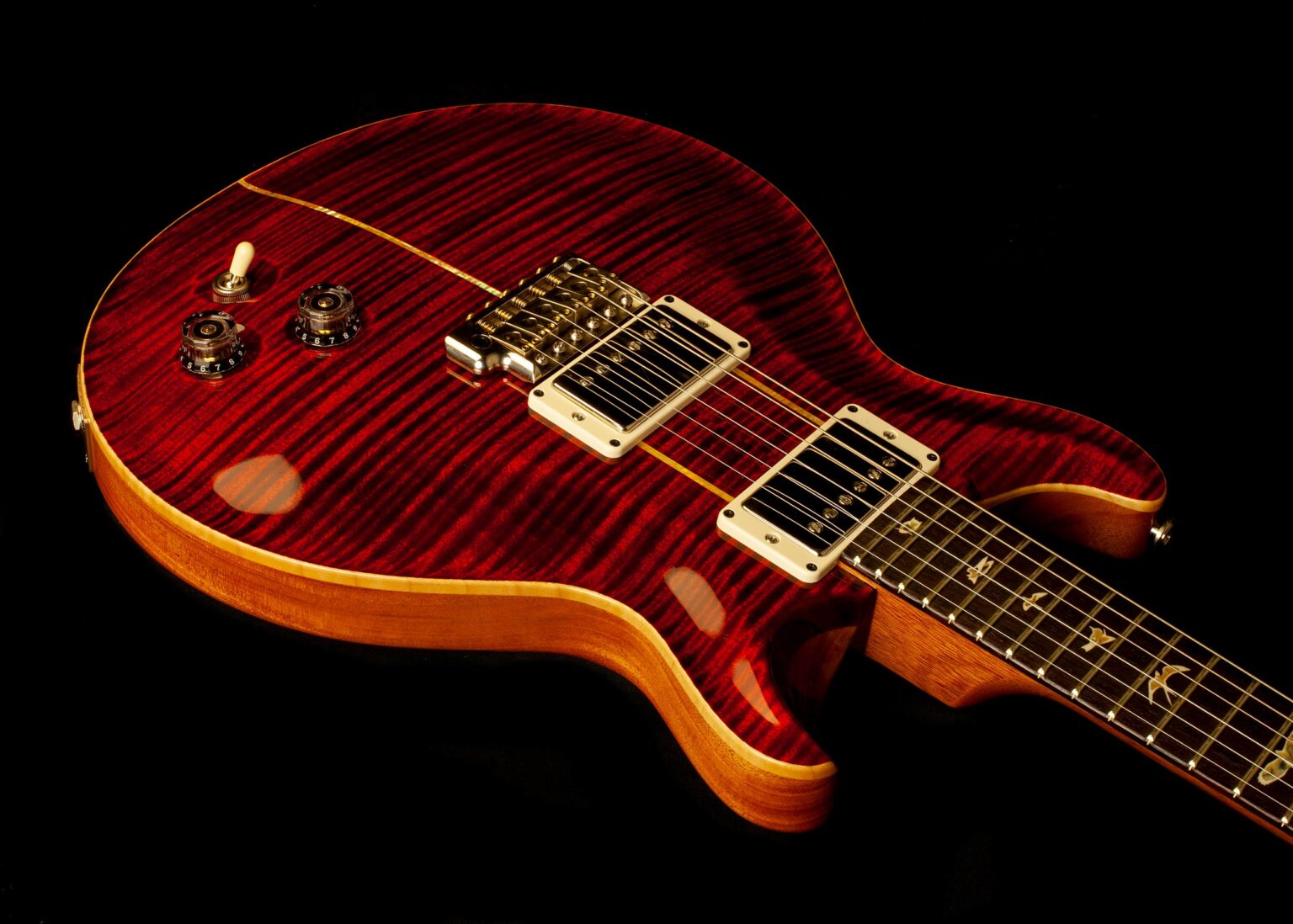 PRS Santana Retro 10 Top Custom Color Fire Red Wrap 2012 – Bild 7