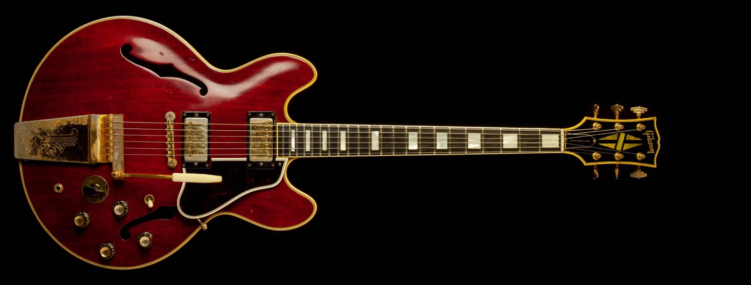 Gibson ES-355 TDC Maestro Lyra Vibrola Cherry 1966