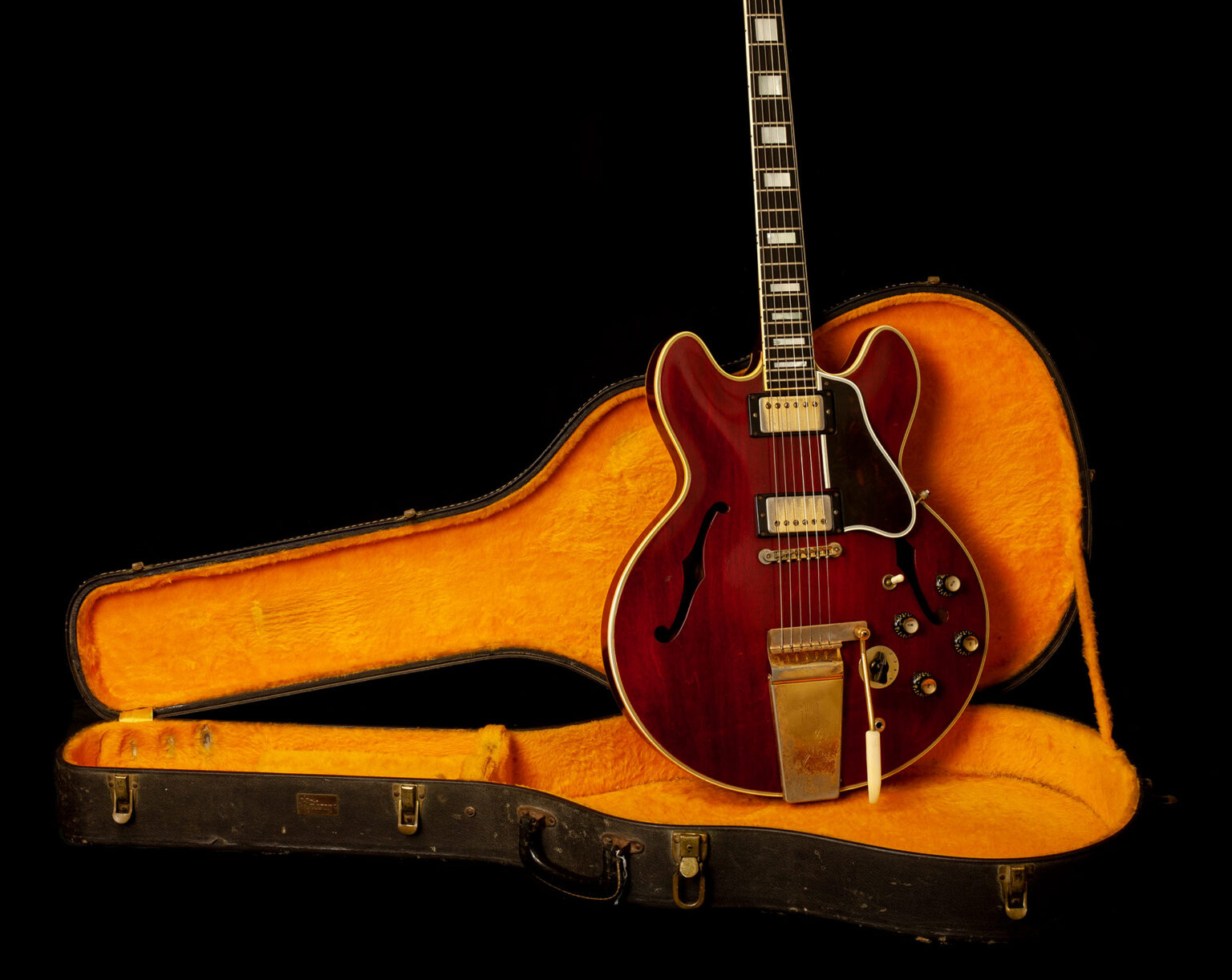Gibson ES-355 TDC Maestro Lyra Vibrola Cherry 1966 - Image 12