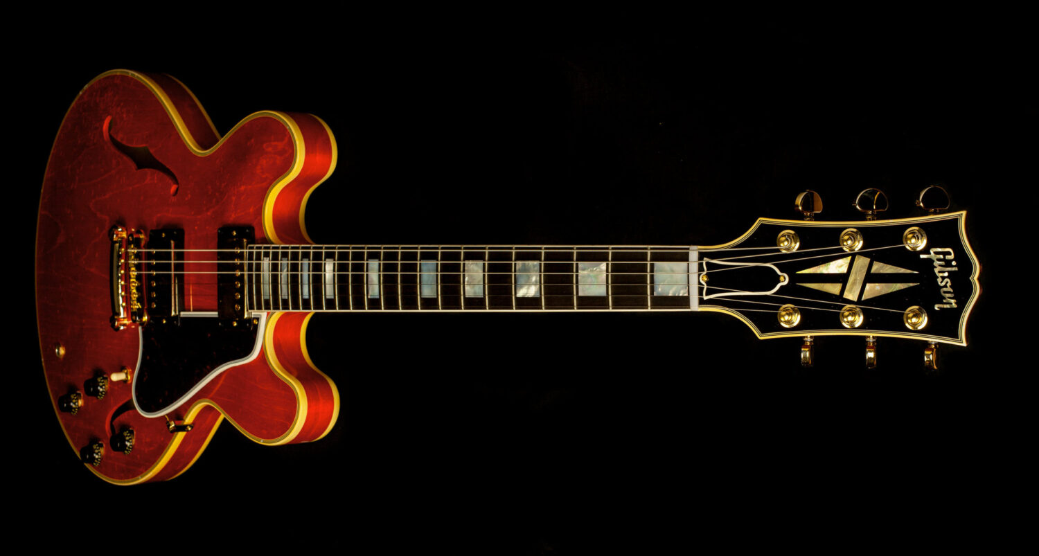 Gibson ES-355 1959 Reissue Murphy Lab Light Aged Watermelon Red – Bild 5