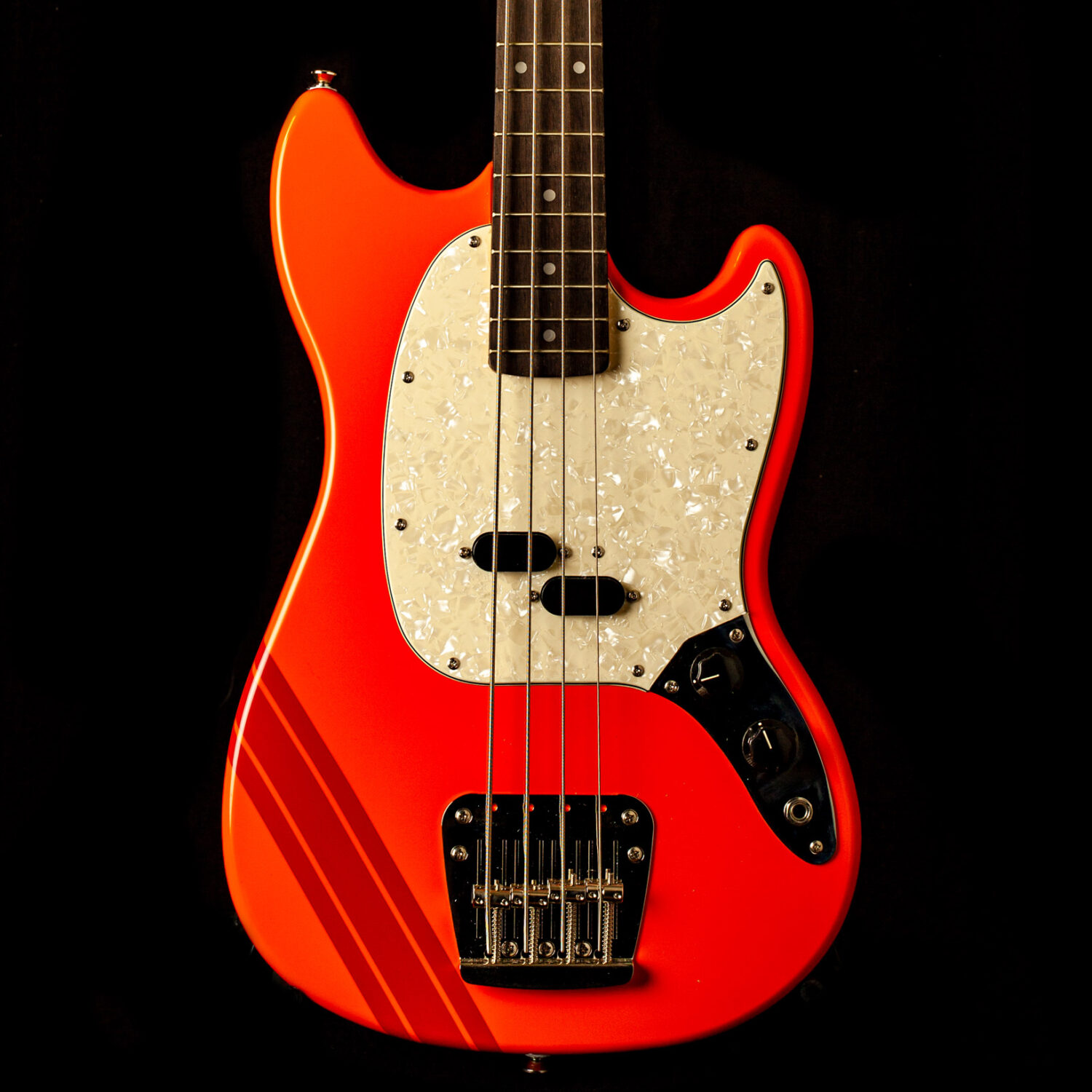 Squier Mustang Bass Classic Vibe 60's Capri Orange Competition – Bild 2