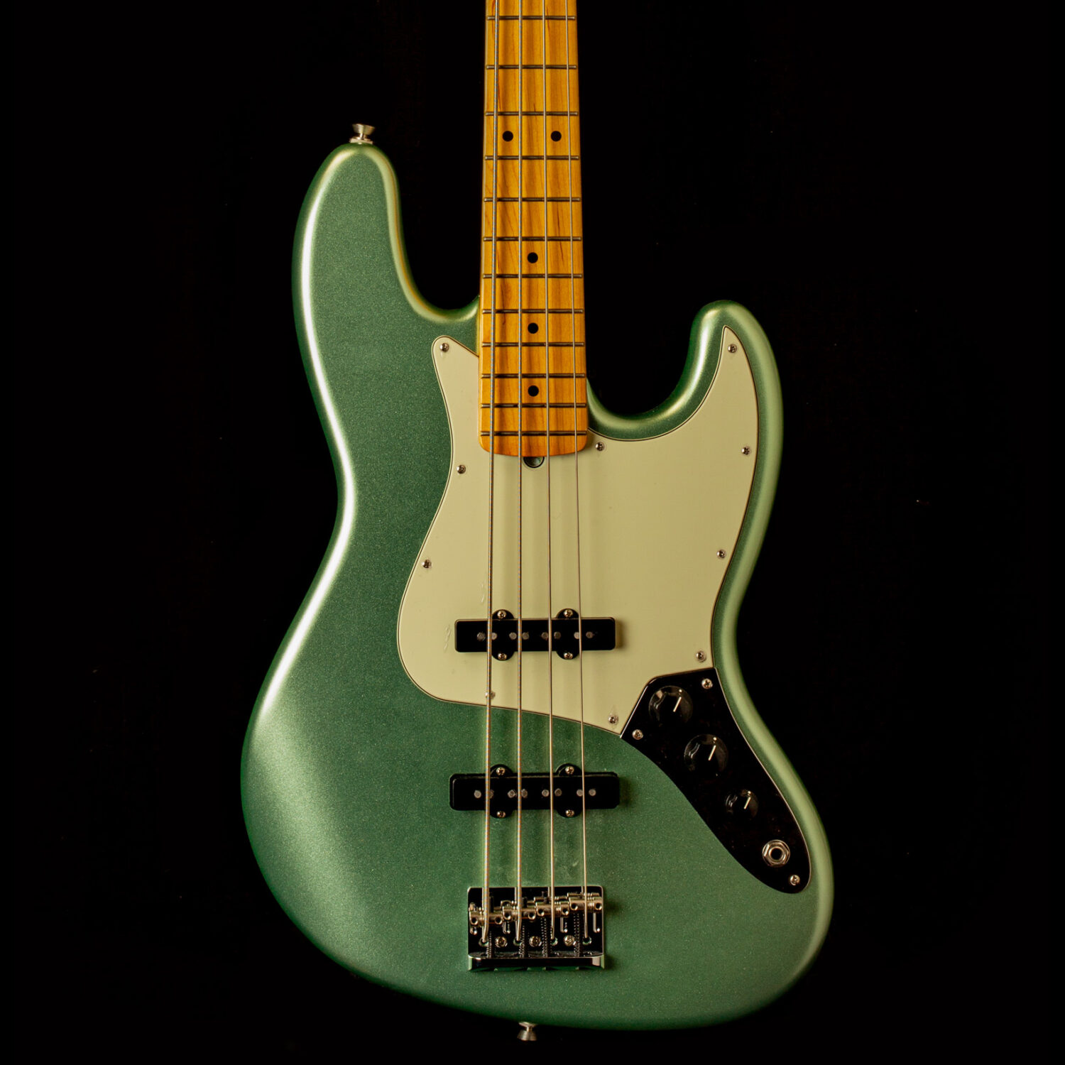 Fender Jazz Bass American Professional II Mystic Surf Green MN - Image 2