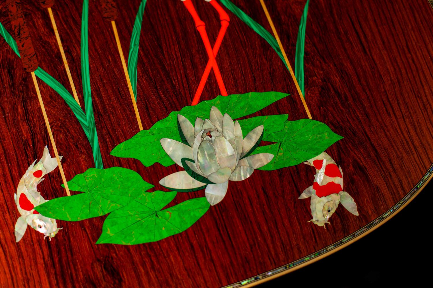 Martin D-45 Harvey Leach Lotus Flower – Bild 4