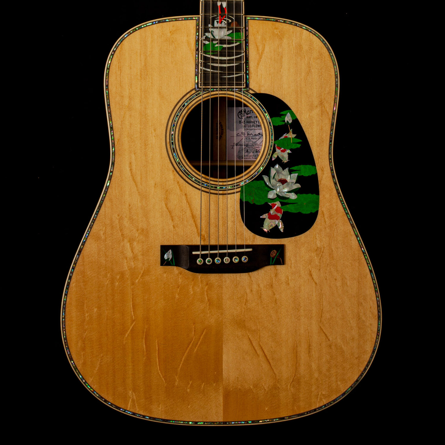Martin D-45 Harvey Leach Lotus Flower – Bild 2
